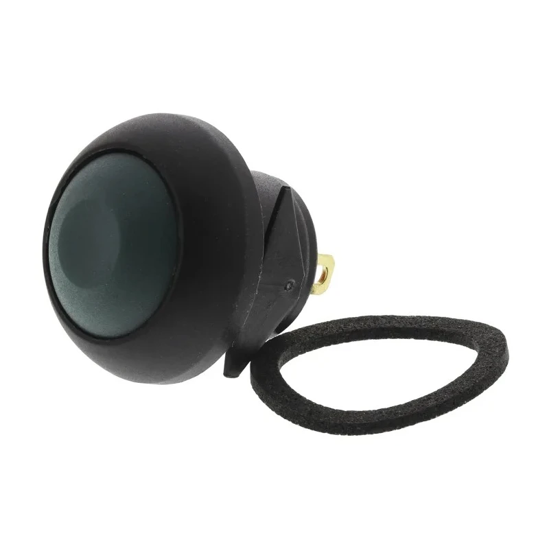 RS PRO Miniature Push Button Switch Momentary Panel Mount SPST Green LED IP67 50V DC 32V AC 734-6700