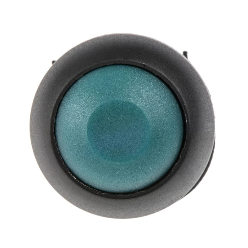 RS PRO Miniature Push Button Switch Momentary Panel Mount SPST Green LED IP67 50V DC 32V AC 734-6700