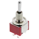RS PRO Toggle Switch Panel Mount On-Off-On DPDT Solder Terminal 26 V dc 250 V ac 7347047P