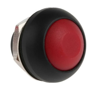RS PRO Miniature Push Button Switch, On-Off, Panel Mount, SPST, Red LED, IP67, 13.6 mm Cutout, 50 V dc 734-6710