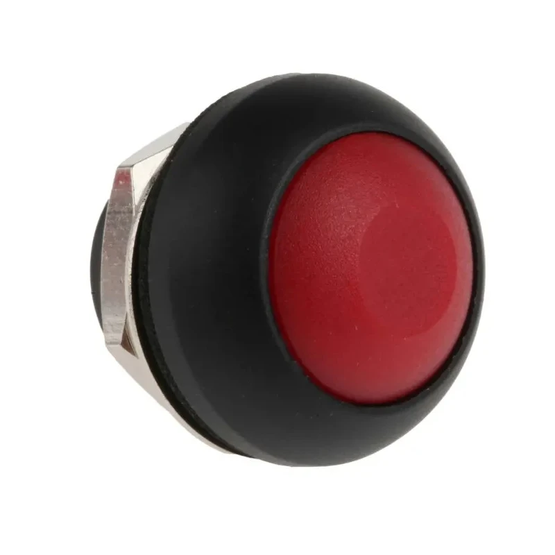RS PRO Miniature Push Button Switch, On-Off, Panel Mount, SPST, Red LED, IP67, 13.6 mm Cutout, 50 V dc 734-6710