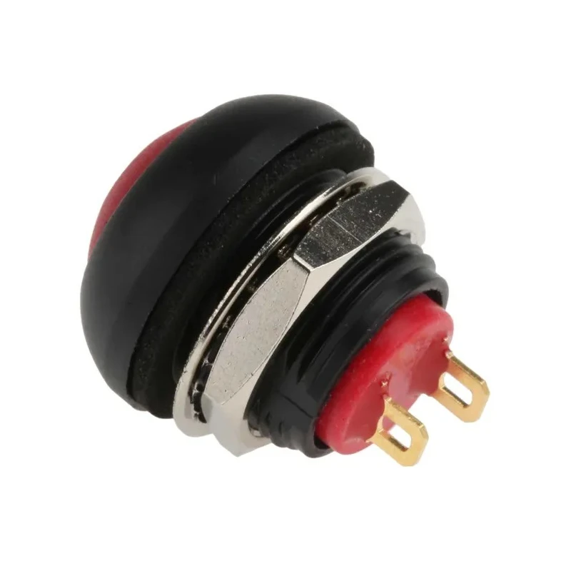 RS PRO Miniature Push Button Switch, On-Off, Panel Mount, SPST, Red LED, IP67, 13.6 mm Cutout, 50 V dc 734-6710