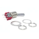 RS PRO Toggle Switch PCB Mount On-On SPDT Through Hole Terminal 28 V dc 112 V ac 734-7113
