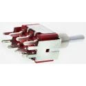 RS PRO Toggle Switch PCB Mount On-On-On DPDT Through Hole Terminal 26 V DC 112 V AC 734-7056