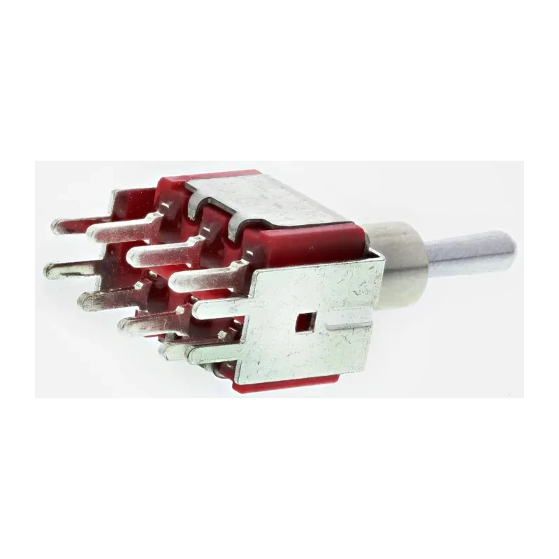 RS PRO Toggle Switch PCB Mount On-On-On DPDT Through Hole Terminal 26 V DC 112 V AC 734-7056