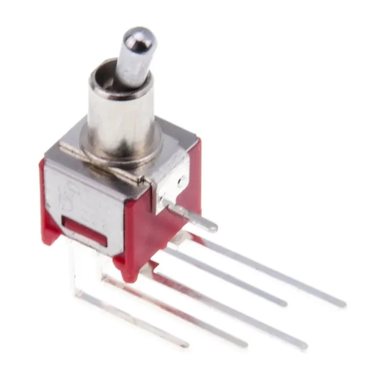 RS PRO PCB Mount Toggle Switch On-On DPDT Through Hole Terminal 15 V dc 240 V ac 734-7189