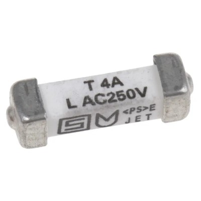 Schurter Non-Resettable Fuse 4A, 250 V ac, 125 V dc Ceramic Body Time Delay UMT 250 Series 3403.0172.24