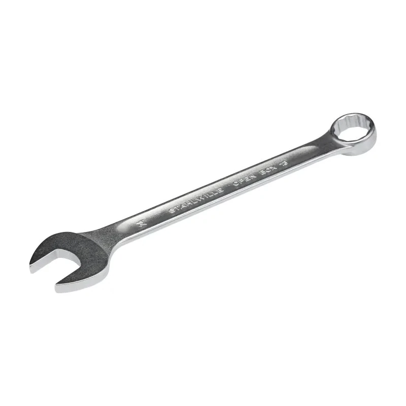 STAHLWILLE Combination Spanner 24 mm, Chrome Alloy Steel, 280mm Overall Length 40082424