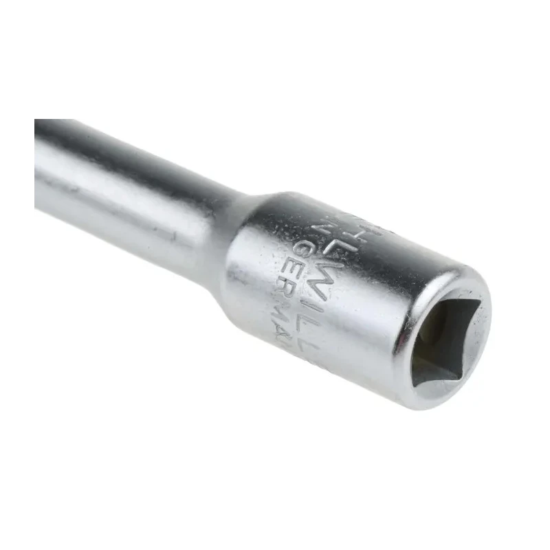 STAHLWILLE 1/4 inch Square Drive Extension Socket Chrome Alloy Steel 254mm Overall Length 11010010