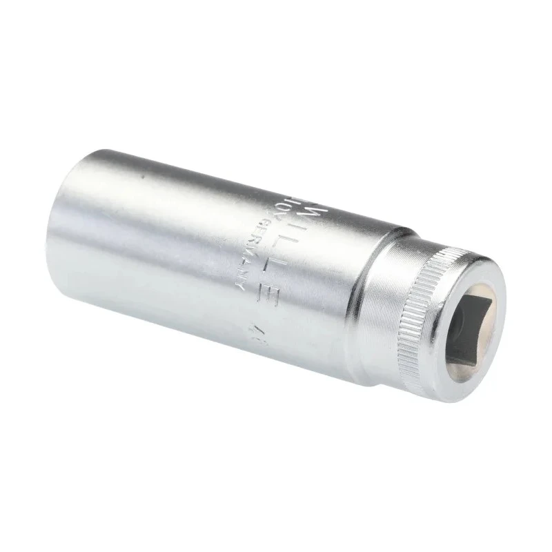 STAHLWILLE 3/8 in Drive 17 mm 12 Point Square Chrome-Plated Steel Socket 65mm Overall Length 02020017