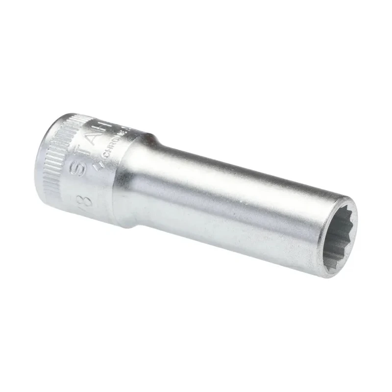 STAHLWILLE 3/8 in Drive 3/8 in 12 Point Square Socket 54mm Overall Length 02420024