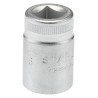 STAHLWILLE 3/8 in Drive 9/16 in 12 Point Square Socket, Chrome Finish, 31mm Overall Length 02410034
