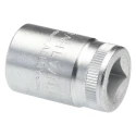 STAHLWILLE 3/8 in Drive 9/16 in 12 Point Square Socket, Chrome Finish, 31mm Overall Length 02410034