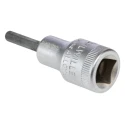 STAHLWILLE 3/8 in Drive Bit Socket Square Drive, Chrome Alloy Steel, 20mm Overall Length 02050004