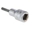 STAHLWILLE 3/8 in Drive Bit Socket Square Drive, Chrome Alloy Steel, 20mm Overall Length 02050004