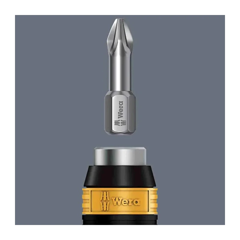 Wera Adjustable Torque Screwdriver, 1.2 To 3 Nm, 1/4 in Drive, ESD Safe, ±6 % Accuracy 05074731001