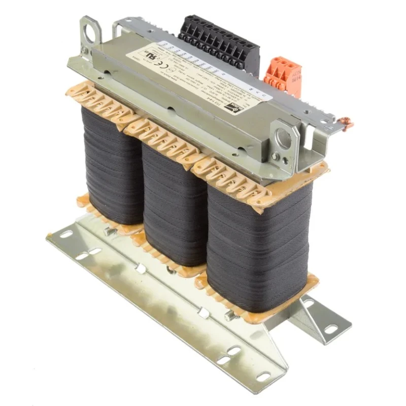 Block 1 kVA Chassis Mount Transformer 3 x 400 V ac EN 61558-2-4 UL 5085-1/-2 CSA 22.2 No.66 VDE 0570 Teil 2-4 DIN TT3 1-4-4