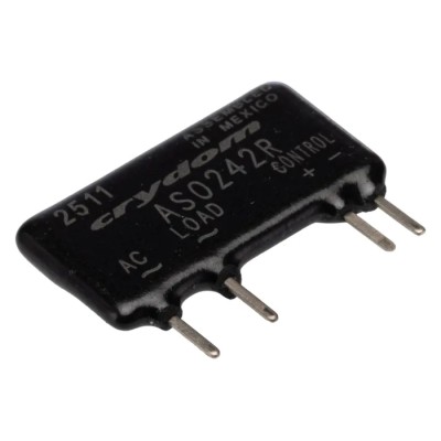 Crydom ASO Series Solid State Relay PCB Mount 2 A Load 280 Vrms Max Load Voltage 10 V DC Control ASO242R