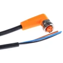 ifm electronic Female 4 Way Right Angle Sensor Actuator Cable, 5 m, Polyurethane Jacket, IP69K, EVC154