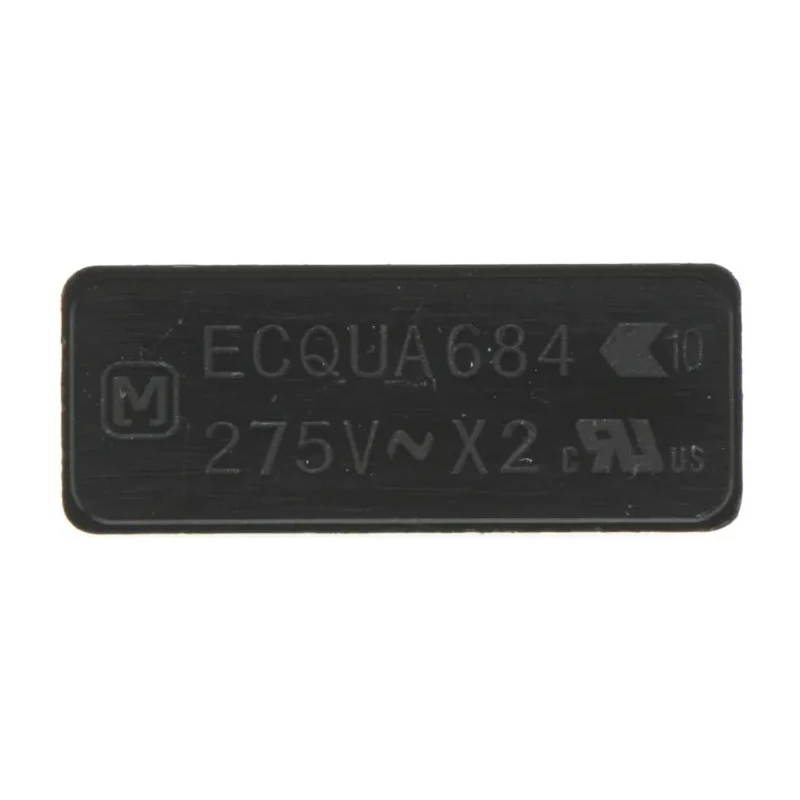 Panasonic ECQUA Film Capacitor X2, ±10 % Tolerance, 680 nF, 275V AC, Through Hole Mount ECQUAAF684KA