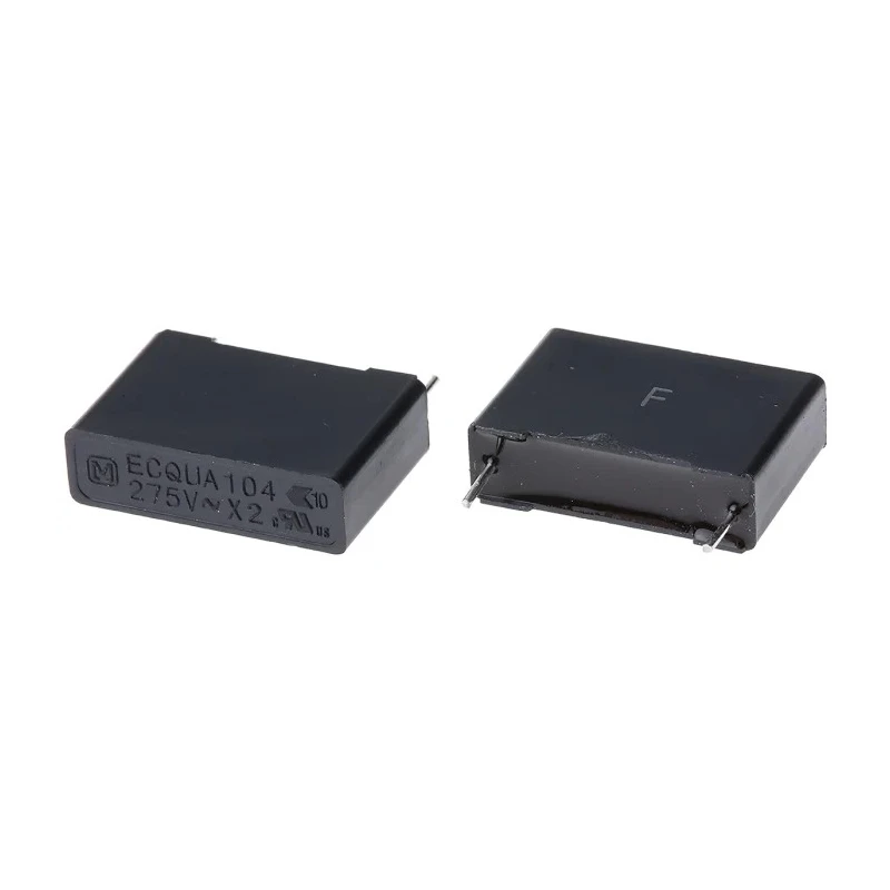 Panasonic ECQUA Film Capacitor X2, ±20 % Tolerance, 100 nF 275V AC Through Hole ECQUAAF104MA