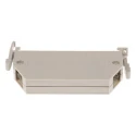 HARTING 09 06 Shell Housing for Use with DIN 41612 Connector Thermoplastic Grey 09060480501