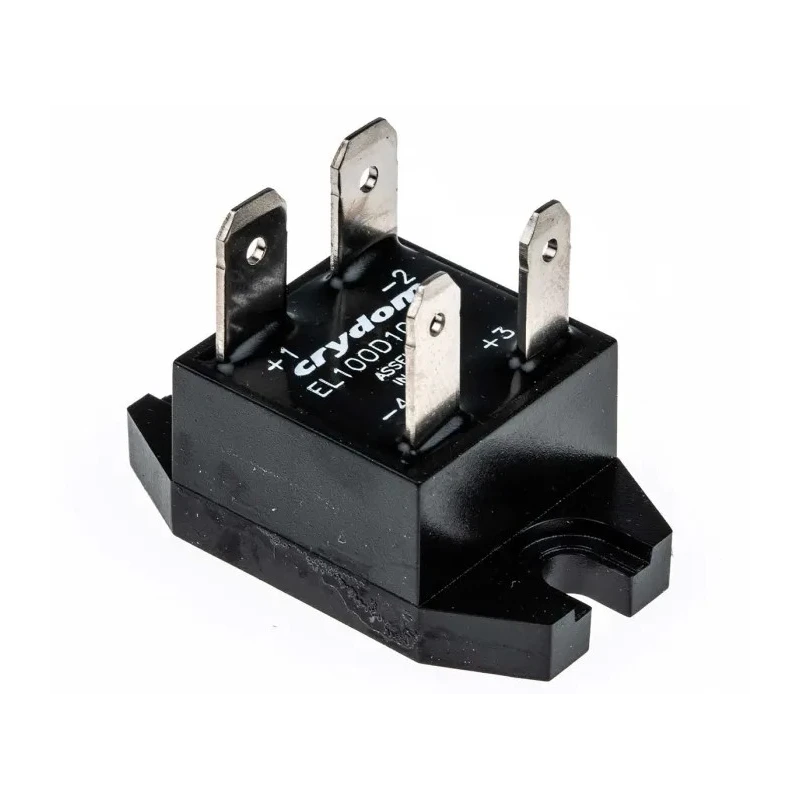 Crydom Solid State Relay, 10 A Load, Panel Mount, 100 V DC Load, 27 V DC Control EL100D10-24