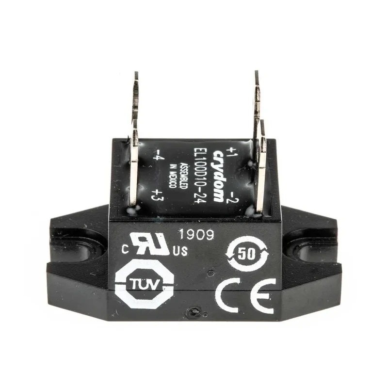 Crydom Solid State Relay, 10 A Load, Panel Mount, 100 V DC Load, 27 V DC Control EL100D10-24