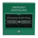 RS PRO Green Emergency Exit Unlocking Box Break Glass Operated Resettable Mains-Powered 741-8284