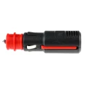 Pro Car Automotive Connector Male Black Cable 2 Way Screw Termination 16A 4mm Diameter Polycarbonate Housing Nickel 67712010