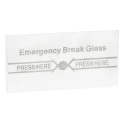 RS PRO Break Glass Replacement Glass for Use with Call Point 741-8290