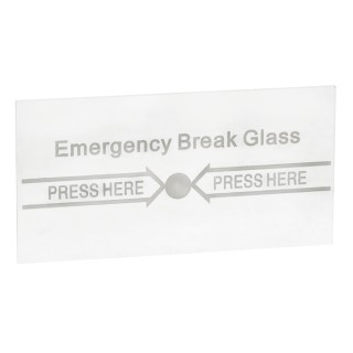RS PRO Break Glass Replacement Glass for Use with Call Point 741-8290