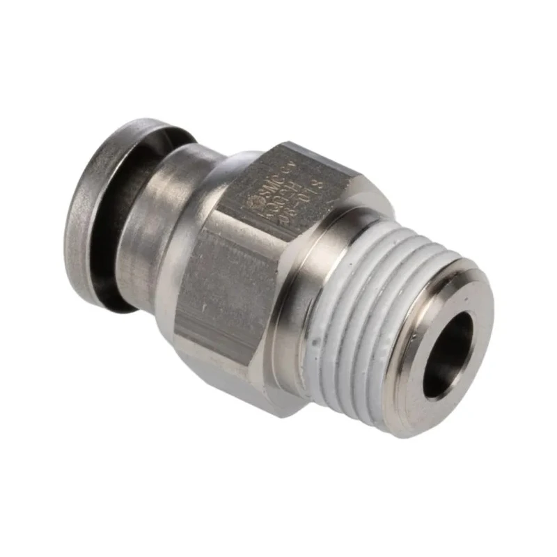 SMC KQG2 Series Pneumatic Fitting 6mm Push-in Male Threaded-to-Tube Stainless Steel 1/8 in R 