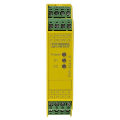 Phoenix Contact PSR-SCP- 24UC/ESL4/3X1/1X2/B 24V AC/DC Safety Relay with 3 Force-Guided Safety Contacts ESL4