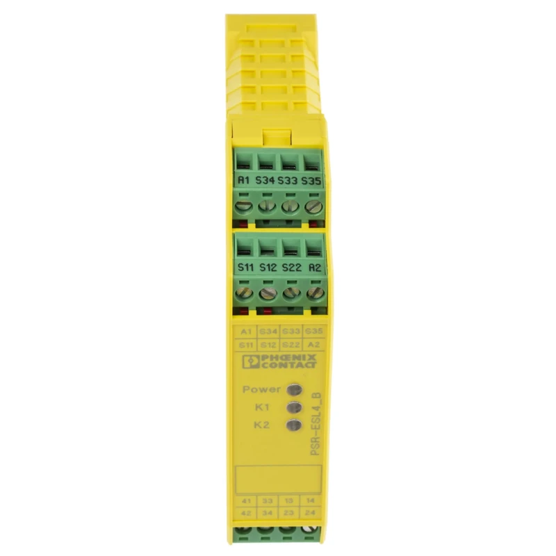 Phoenix Contact PSR-SCP- 24UC/ESL4/3X1/1X2/B 24V AC/DC Safety Relay with 3 Force-Guided Safety Contacts ESL4
