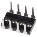 TE Connectivity AMPMODU Shunt Straight Male Black DIP Switch 8 Way 4 Row 2.54 mm Pitch 1825190-3