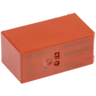 TE Connectivity RTH Series High Temperature PCB Power Relay 24V DC Coil 16A Switching Current SPST 1415039-1