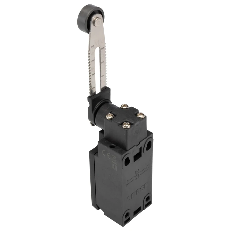 Omron Industrial Roller Lever Limit Switch 1 NO/1 NC, IP67, Metal and Resin Lever, 10A, 240V AC, Slow Action Contacts 