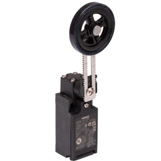 Omron Roller Lever Limit Switch with 1 NO/1 NC Contact, IP67, Plastic Housing, 4A Current Rating, Model 
