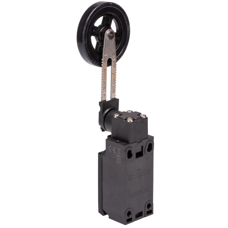 Omron Roller Lever Limit Switch with 1 NO/1 NC Contact, IP67, Plastic Housing, 4A Current Rating, Model 