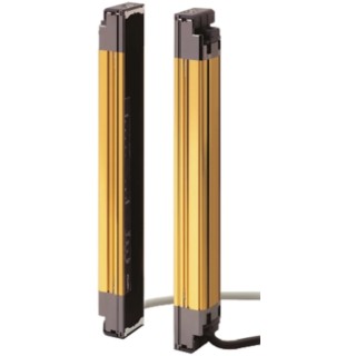 Omron F3SJ Series Light Curtain Sender, Receiver, 12 Beam(s), 25 mm Resolution, 24V DC, Type 4 Safety 