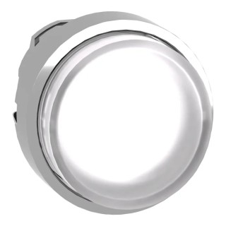Schneider Electric Harmony XB4 Series White Maintained Round Metal Push Button Head, 22 mm Cutout, IP67, IP69K ZB4BH13
