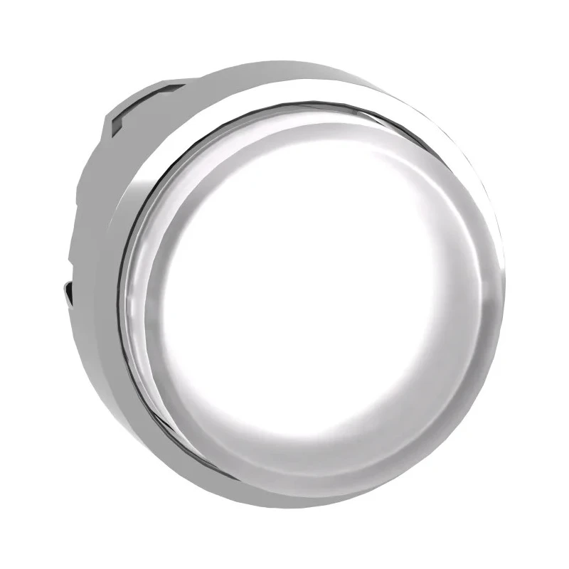 Schneider Electric Harmony XB4 Series White Maintained Round Metal Push Button Head, 22 mm Cutout, IP67, IP69K ZB4BH13