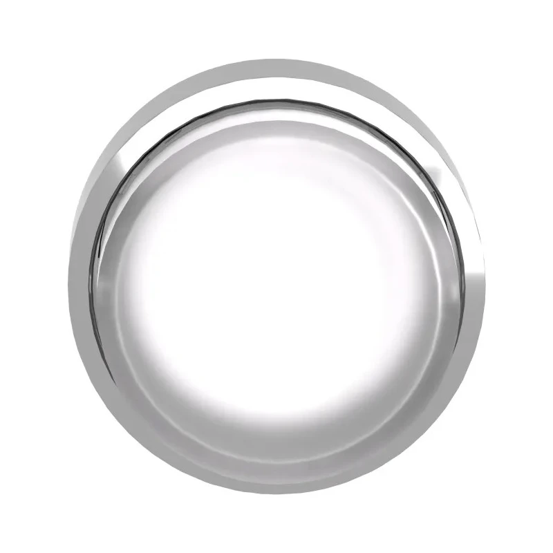 Schneider Electric Harmony XB4 Series White Maintained Round Metal Push Button Head, 22 mm Cutout, IP67, IP69K ZB4BH13