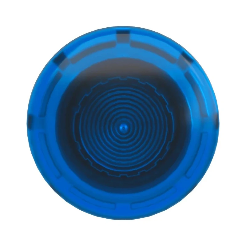 Schneider Electric Harmony XB4 Series Blue Latching Round Mushroom Push Button Head 22mm Cutout Metal 40mm Diameter ZB4BW663