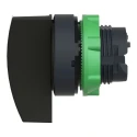 Schneider Electric Harmony Series 3 Position Selector Switch Head 22 mm Cutout Black Handle IP65 ZB5AJ3
