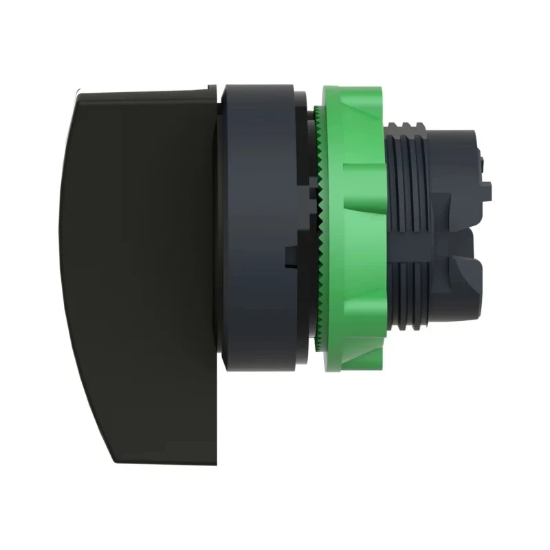 Schneider Electric Harmony Series 3 Position Selector Switch Head 22 mm Cutout Black Handle IP65 ZB5AJ3