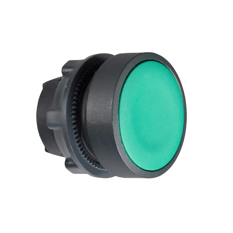 Schneider Electric Harmony XB5 Series Green Maintained Push Button Head 22 mm Cutout, IP66, IP69K ZB5AH03