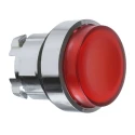 Schneider Electric Harmony XB4 Series Red Spring Return Push Button Head, 22 mm Cutout, IP66, IP69K ZB4BW14