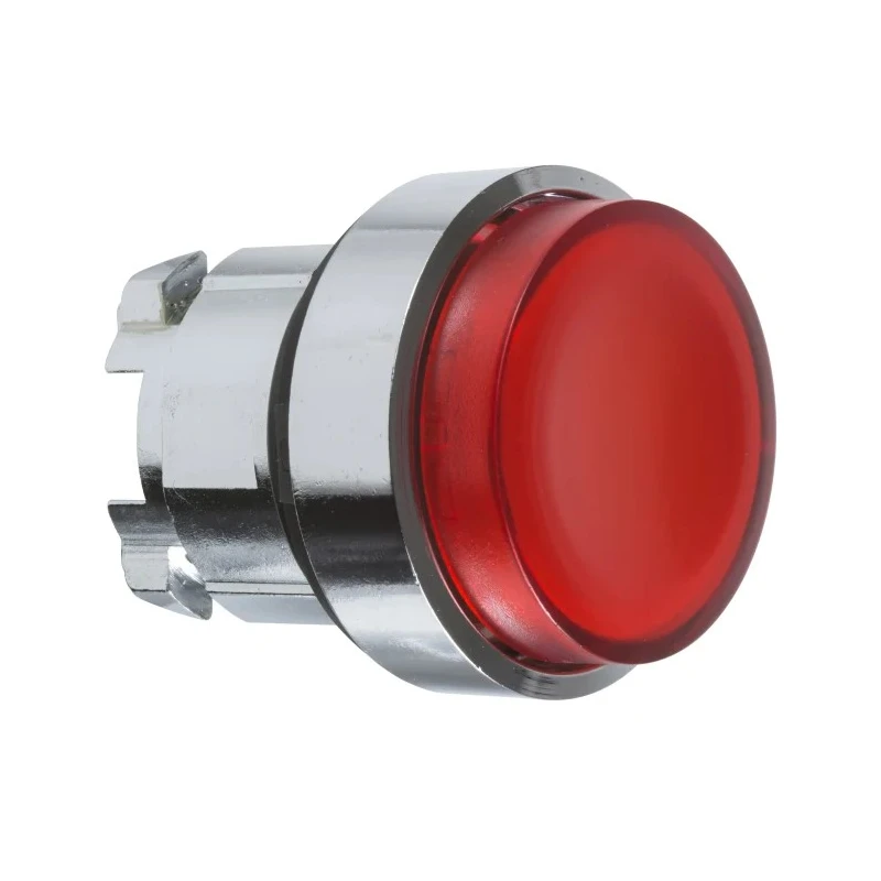 Schneider Electric Harmony XB4 Series Red Spring Return Push Button Head, 22 mm Cutout, IP66, IP69K ZB4BW14